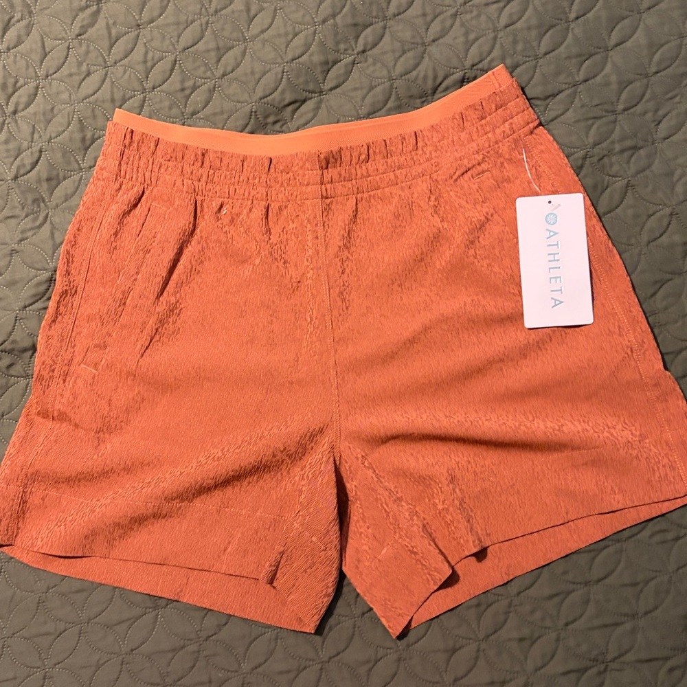 Athleta Coral Textured Shorts - 8